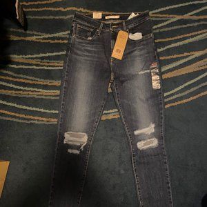 Levis 721 High Rise skinny jeans NWT size 8